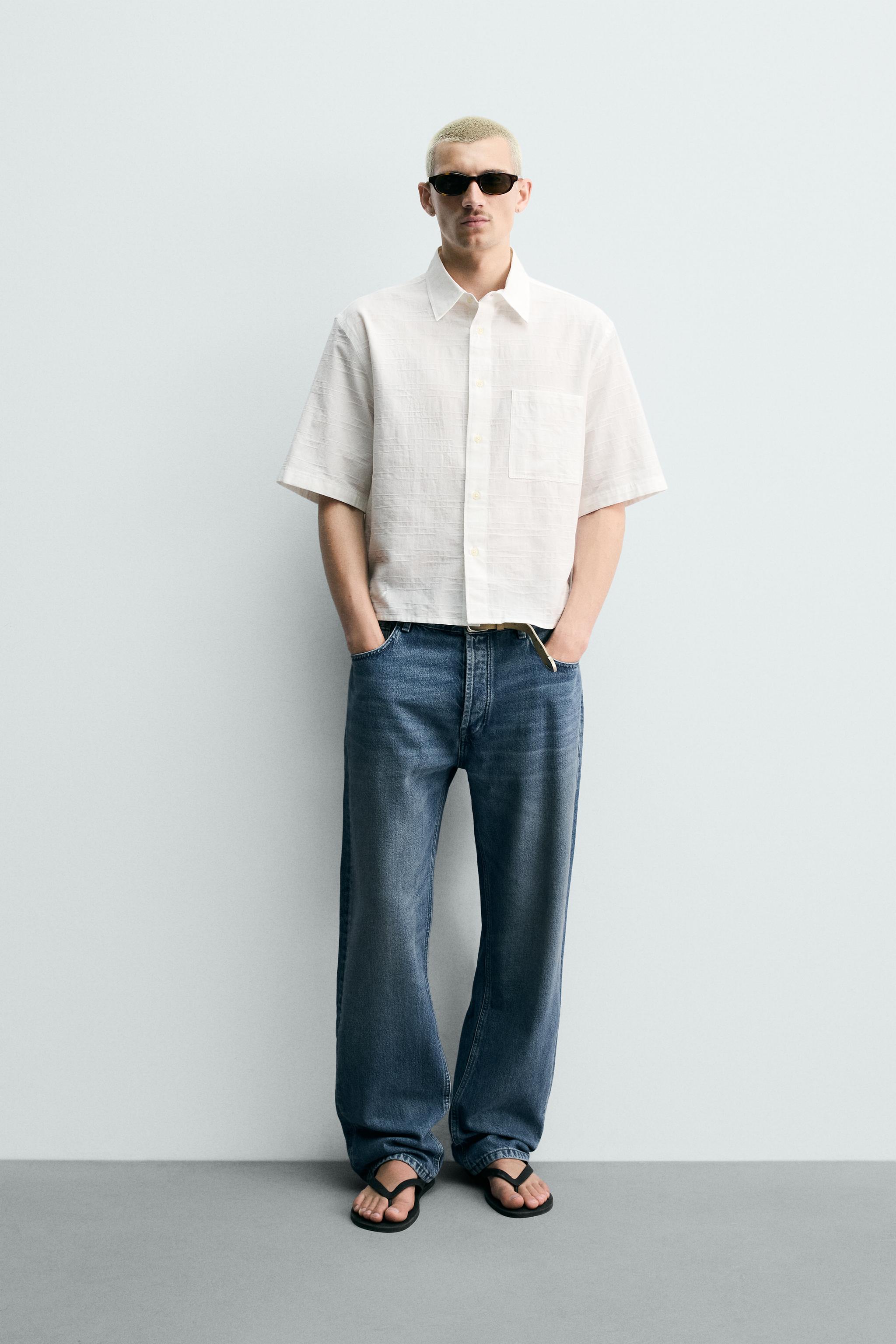 RELAXED FIT TEXTURED SHIRT